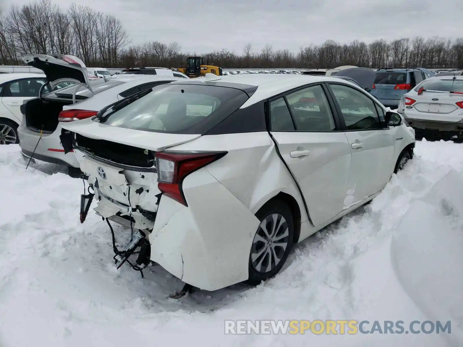 4 Фотография поврежденного автомобиля JTDL9RFU0K3008425 TOYOTA PRIUS 2019