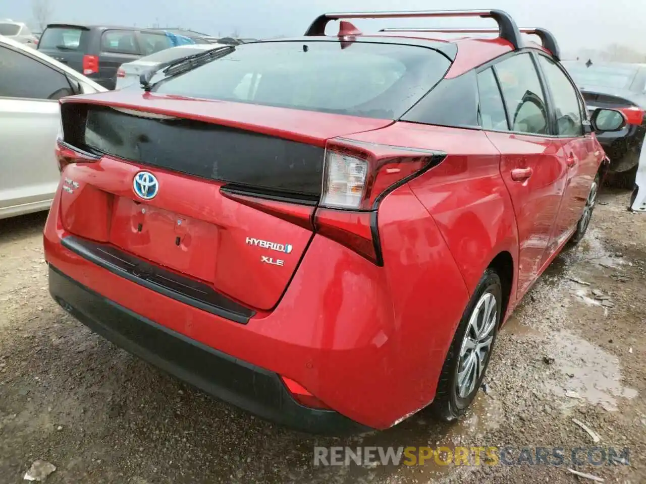 4 Photograph of a damaged car JTDL9RFU0K3010630 TOYOTA PRIUS 2019