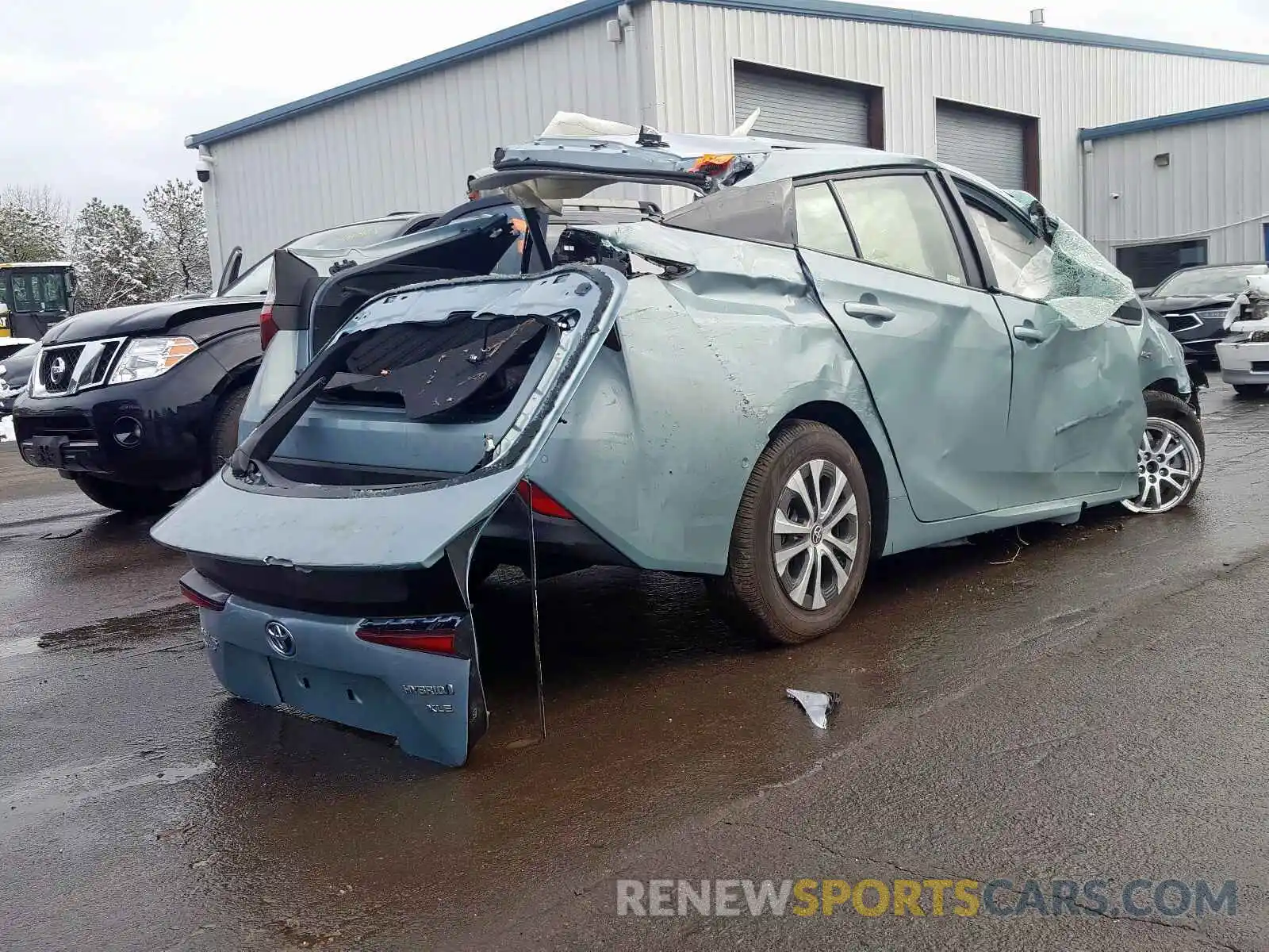 4 Photograph of a damaged car JTDL9RFU0K3011339 TOYOTA PRIUS 2019