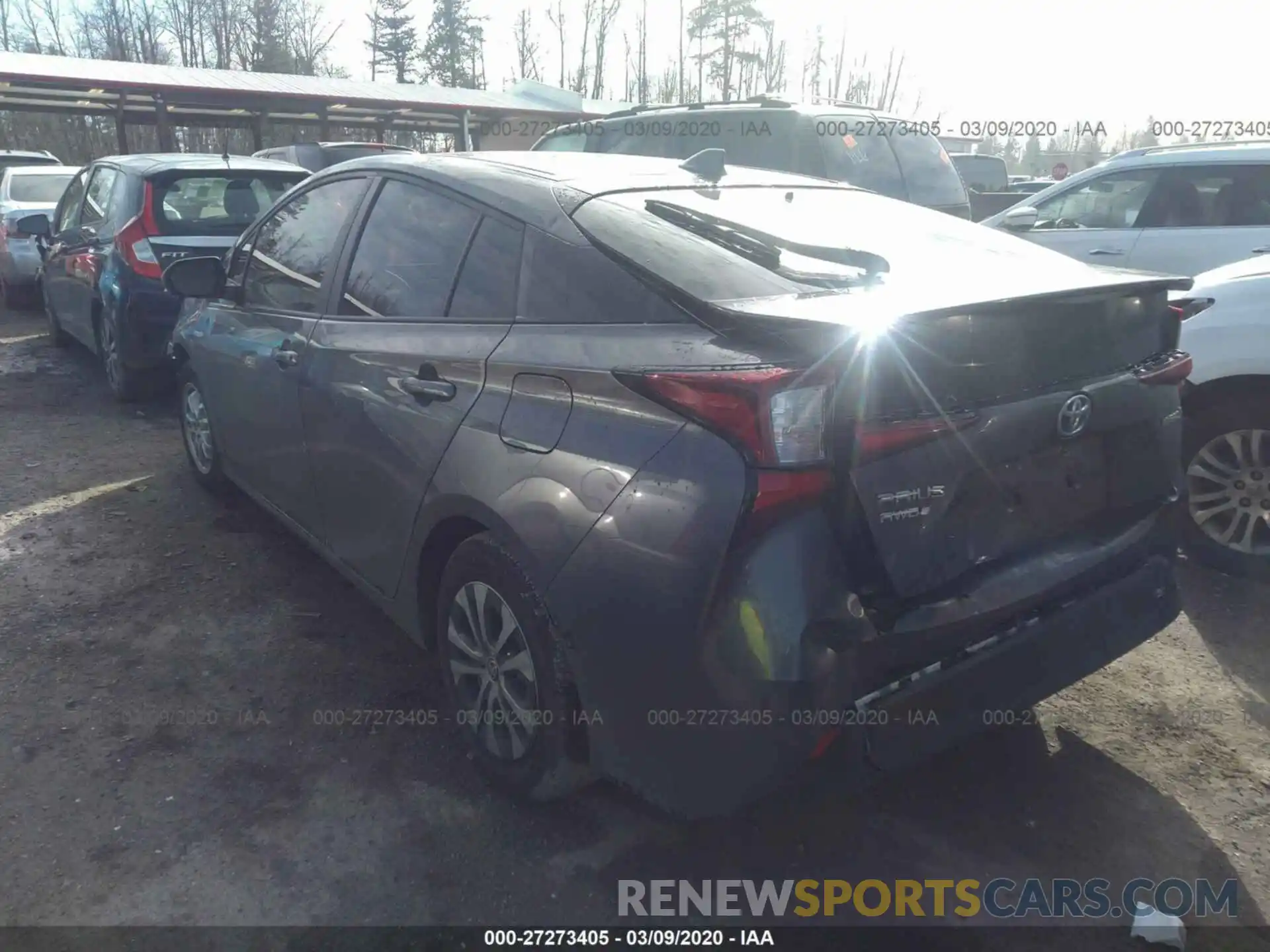 3 Photograph of a damaged car JTDL9RFU0K3011700 TOYOTA PRIUS 2019