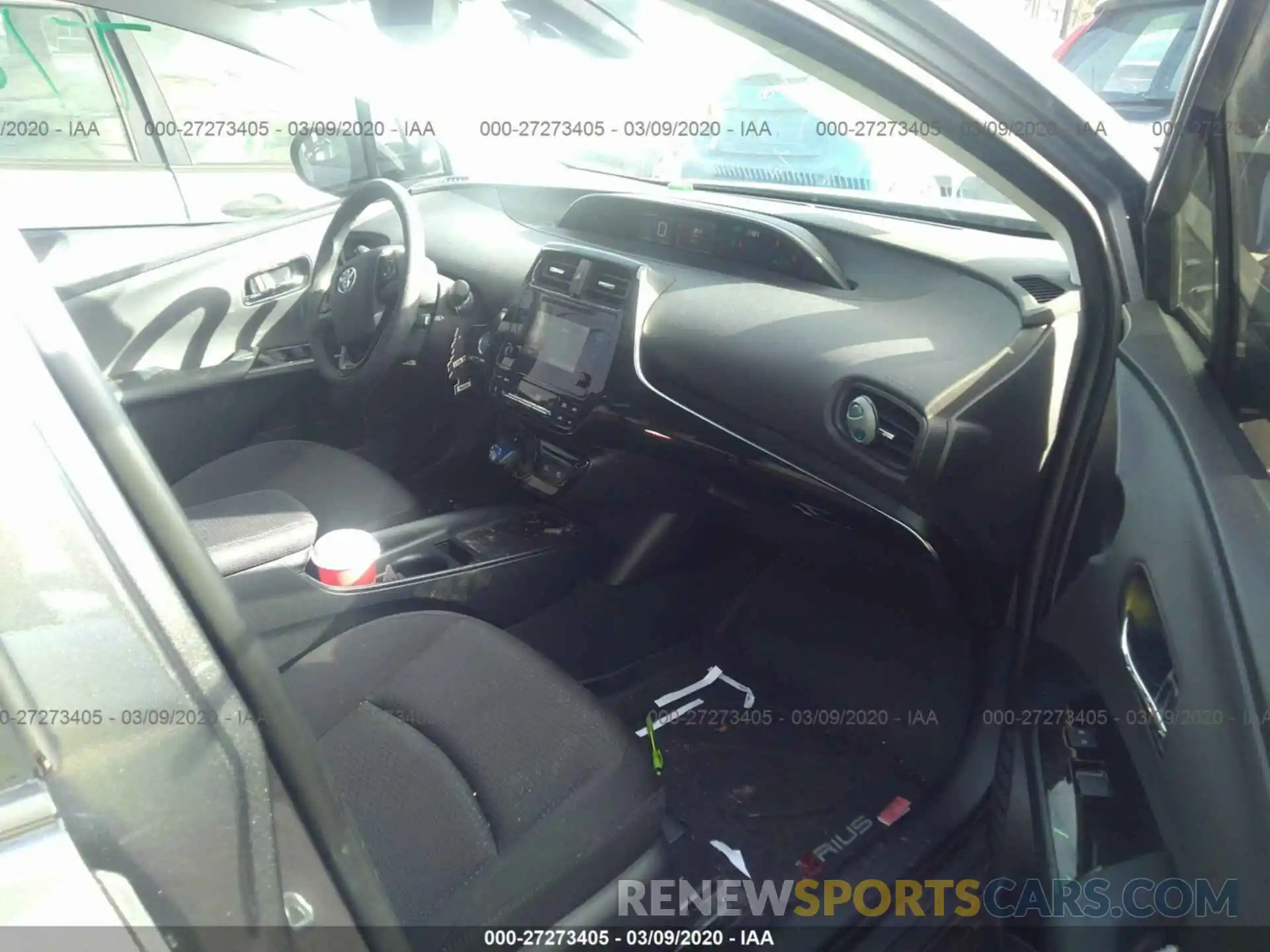 5 Photograph of a damaged car JTDL9RFU0K3011700 TOYOTA PRIUS 2019