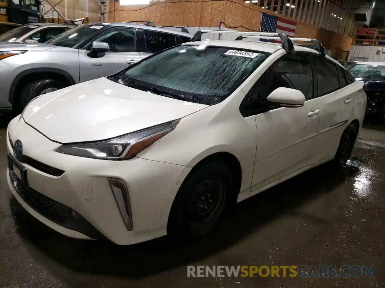 1 Photograph of a damaged car JTDL9RFU0K3011809 TOYOTA PRIUS 2019