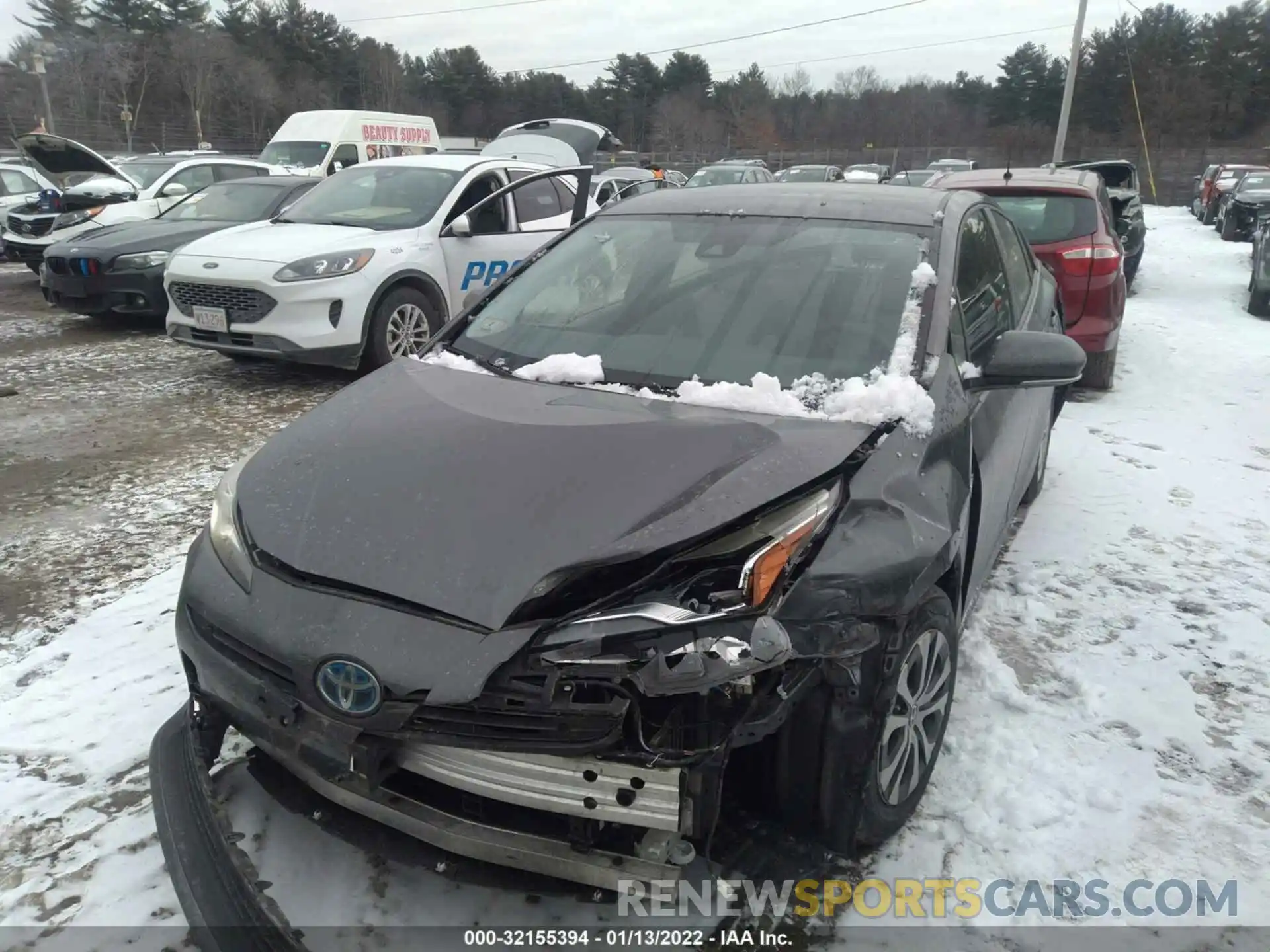 2 Photograph of a damaged car JTDL9RFU0K3012054 TOYOTA PRIUS 2019