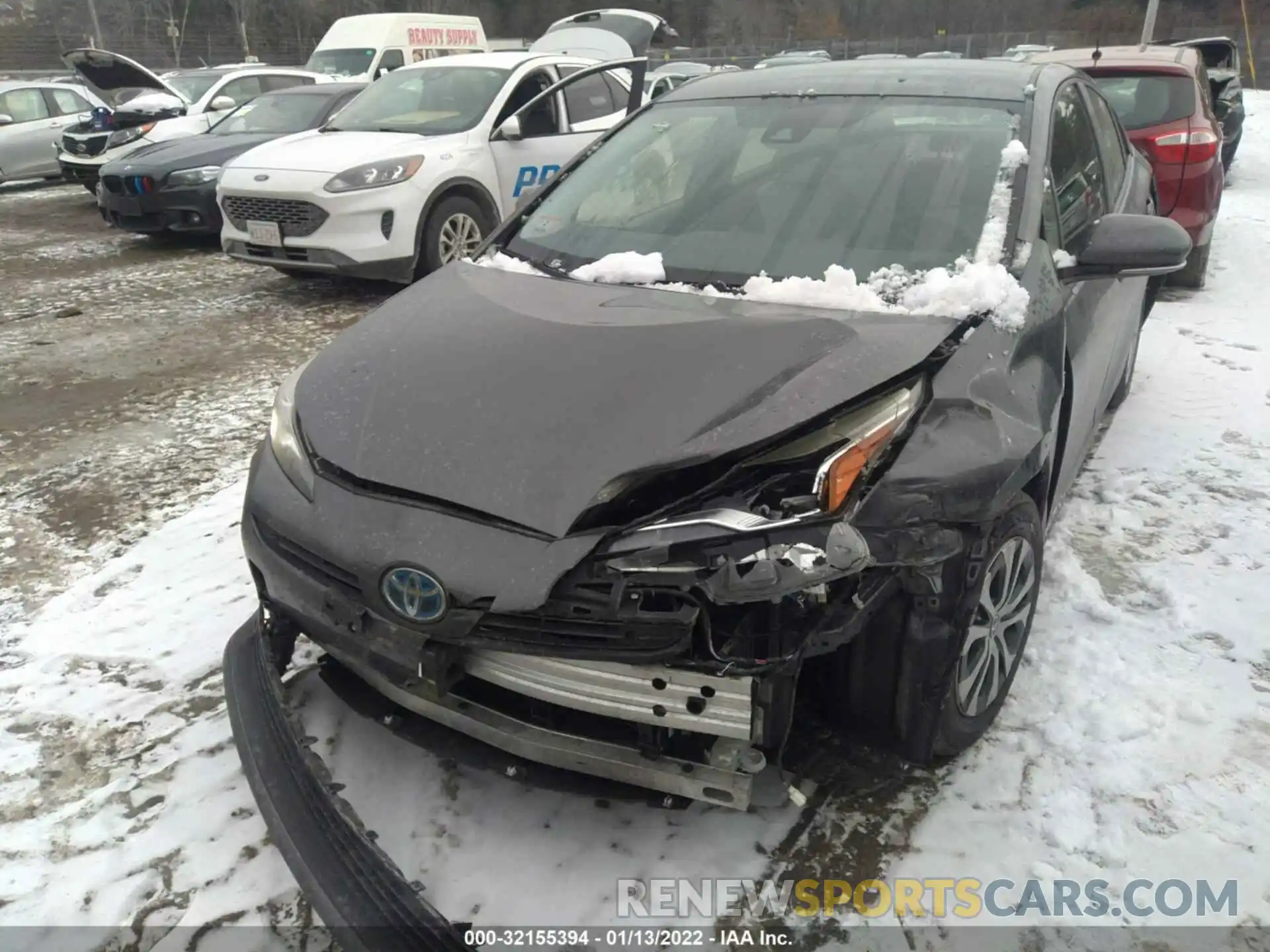 6 Photograph of a damaged car JTDL9RFU0K3012054 TOYOTA PRIUS 2019