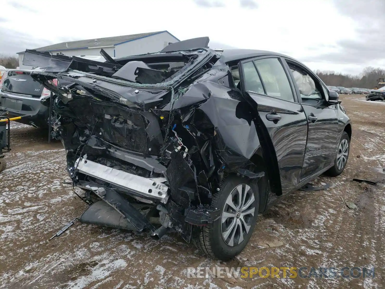 4 Photograph of a damaged car JTDL9RFU0K3012149 TOYOTA PRIUS 2019