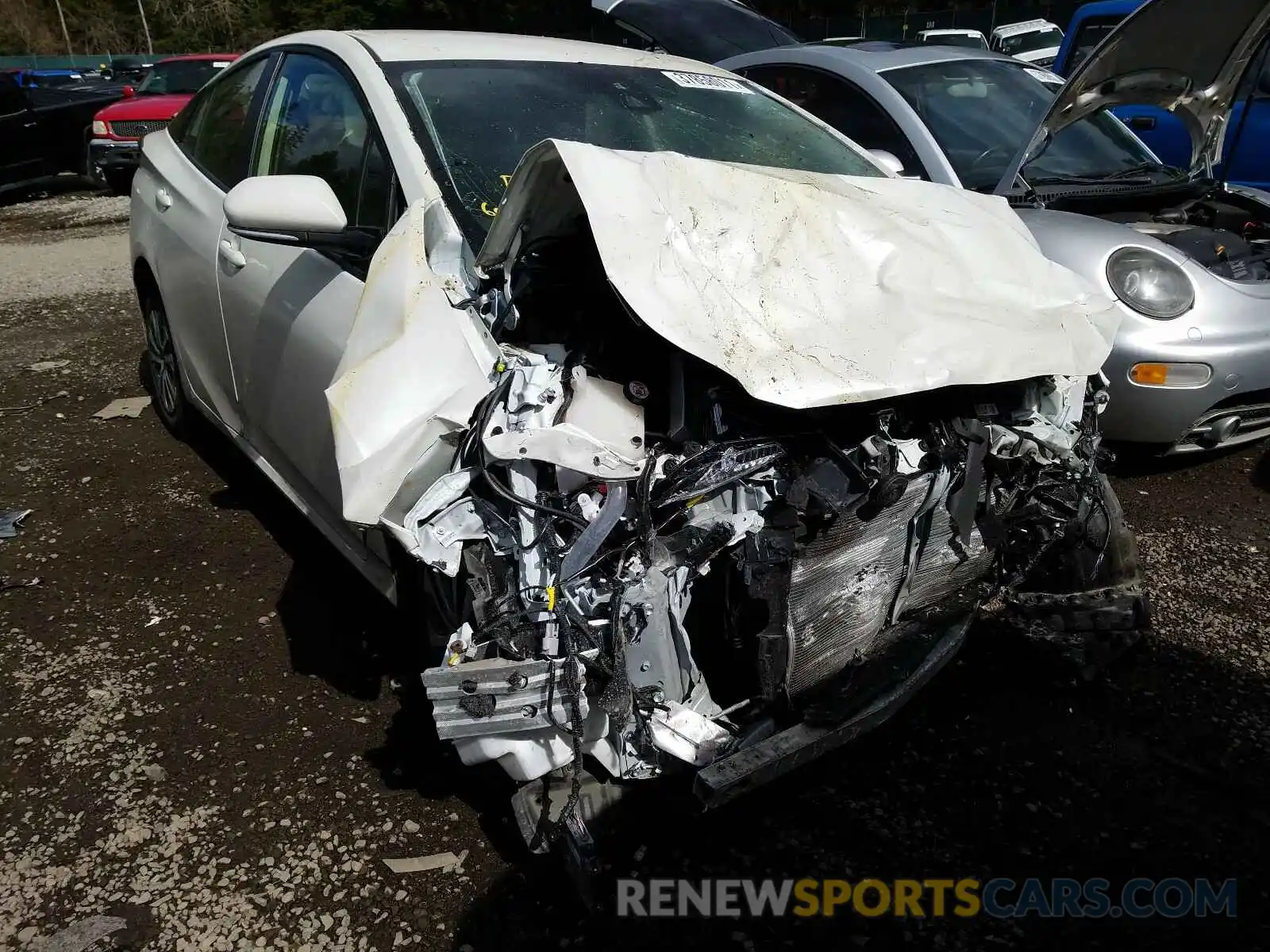 1 Photograph of a damaged car JTDL9RFU0K3012698 TOYOTA PRIUS 2019