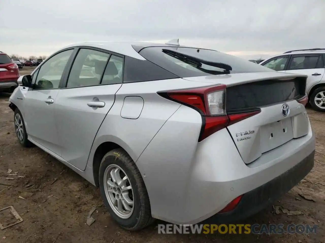 3 Photograph of a damaged car JTDL9RFU0K3013088 TOYOTA PRIUS 2019