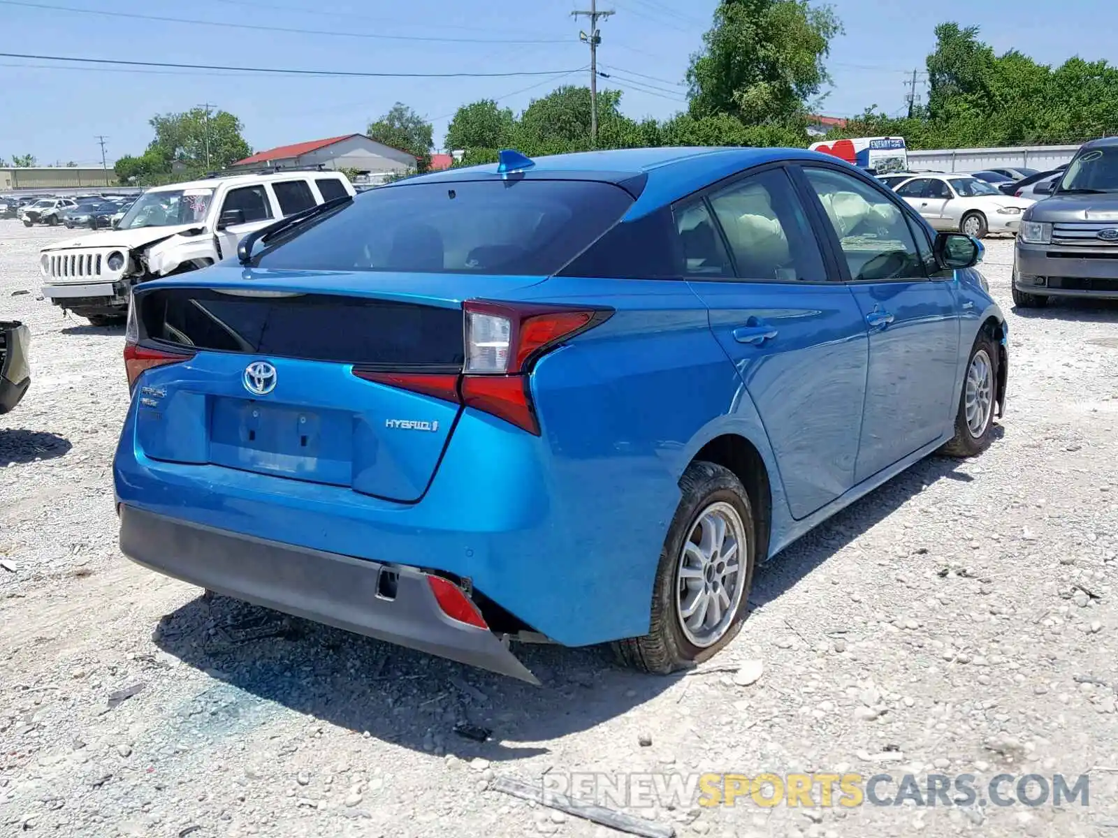 4 Photograph of a damaged car JTDL9RFU1K3001337 TOYOTA PRIUS 2019