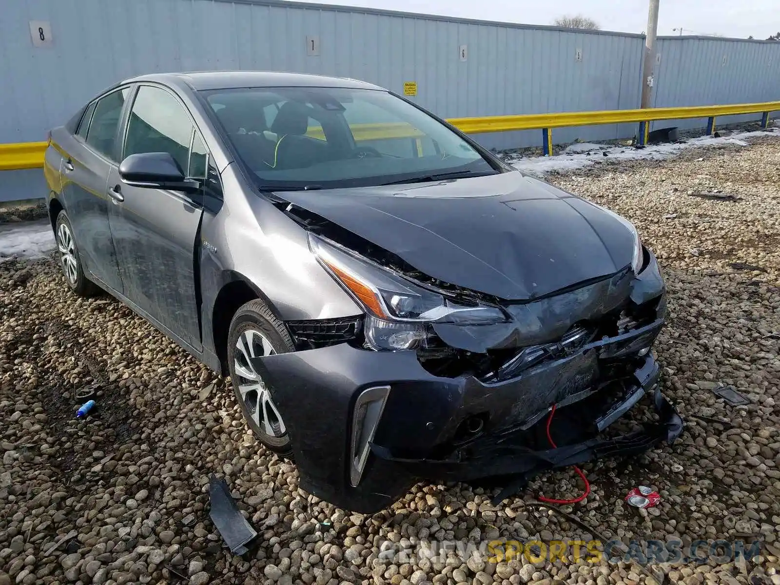 1 Photograph of a damaged car JTDL9RFU1K3001354 TOYOTA PRIUS 2019