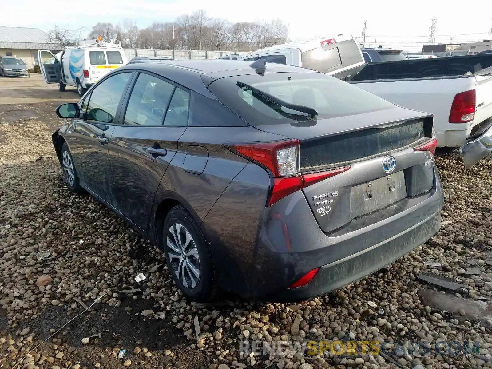 3 Photograph of a damaged car JTDL9RFU1K3001354 TOYOTA PRIUS 2019