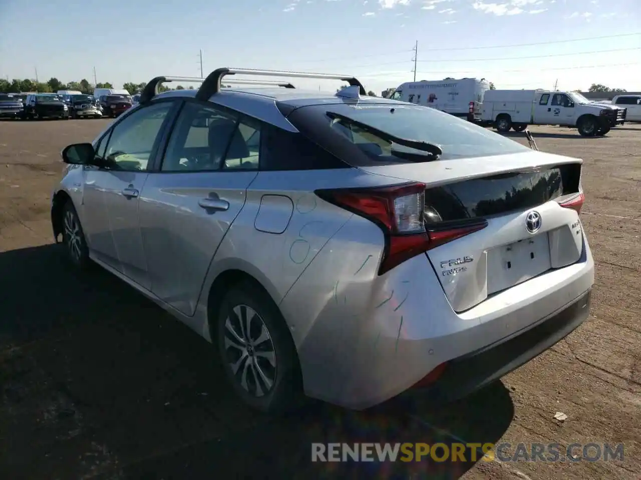 3 Photograph of a damaged car JTDL9RFU1K3002150 TOYOTA PRIUS 2019