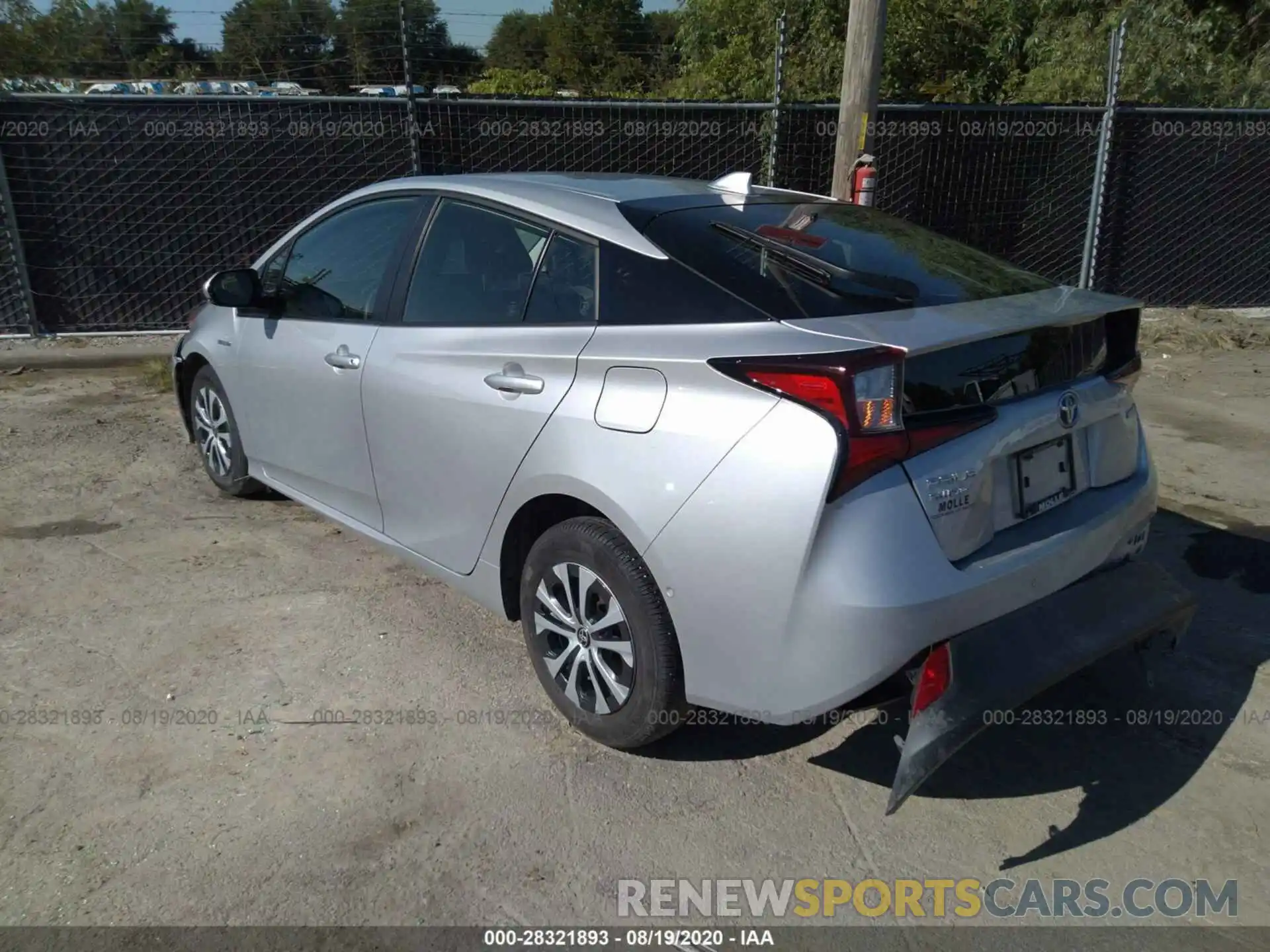 3 Photograph of a damaged car JTDL9RFU1K3002620 TOYOTA PRIUS 2019