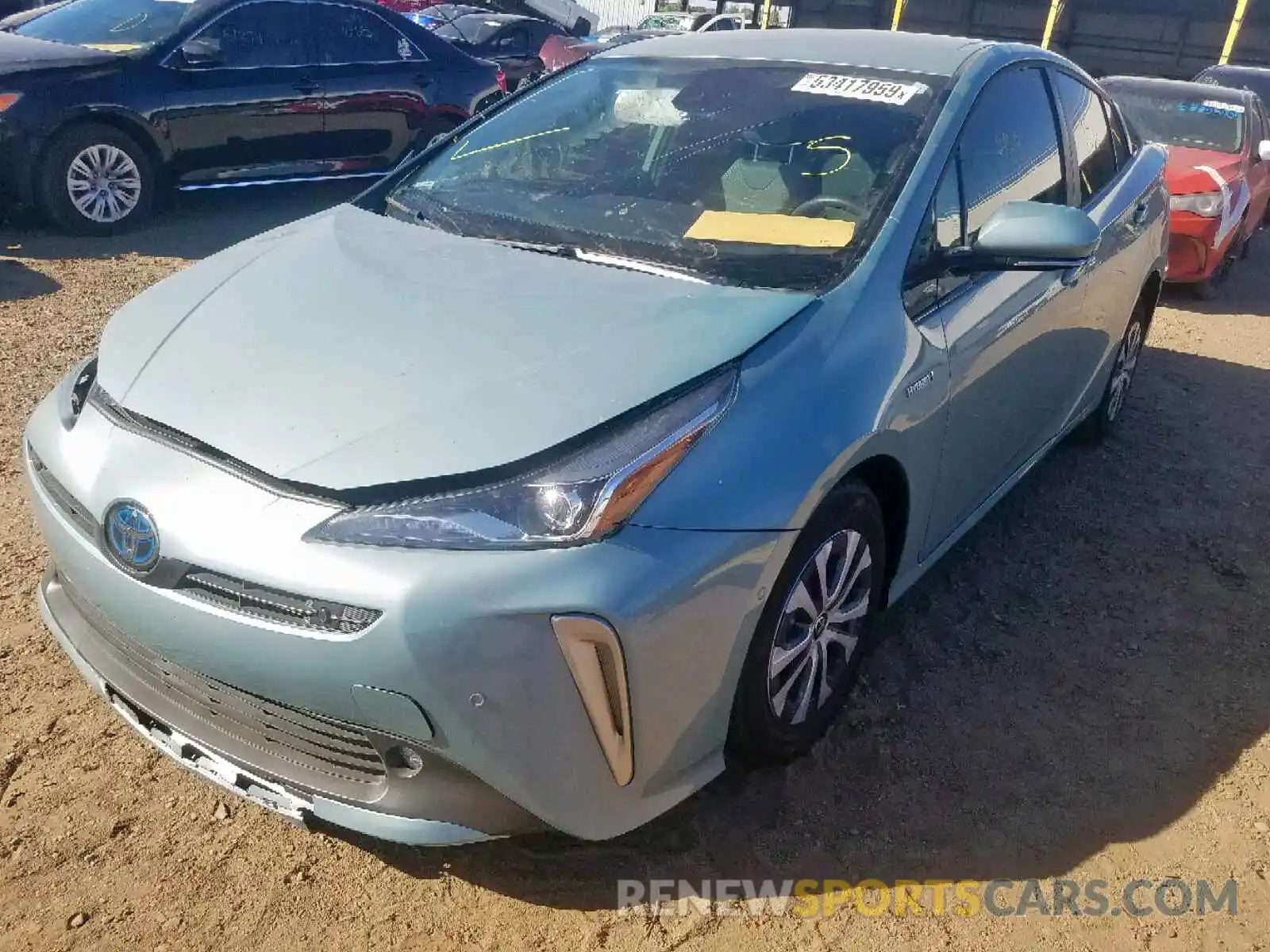 2 Photograph of a damaged car JTDL9RFU1K3003010 TOYOTA PRIUS 2019