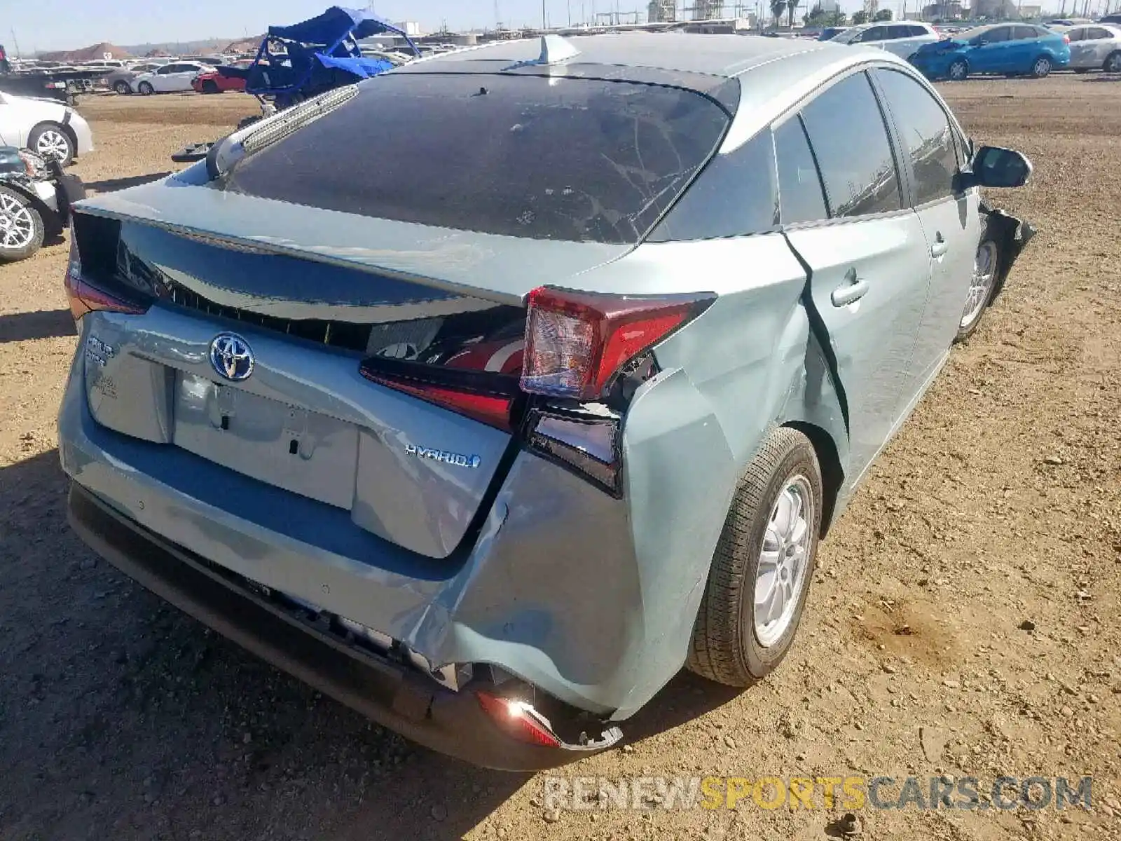 4 Photograph of a damaged car JTDL9RFU1K3003010 TOYOTA PRIUS 2019