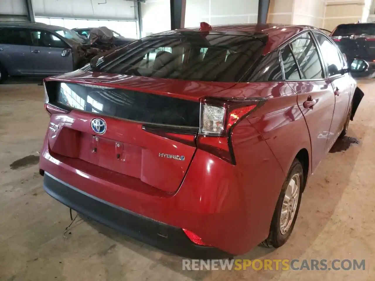 4 Photograph of a damaged car JTDL9RFU1K3003119 TOYOTA PRIUS 2019