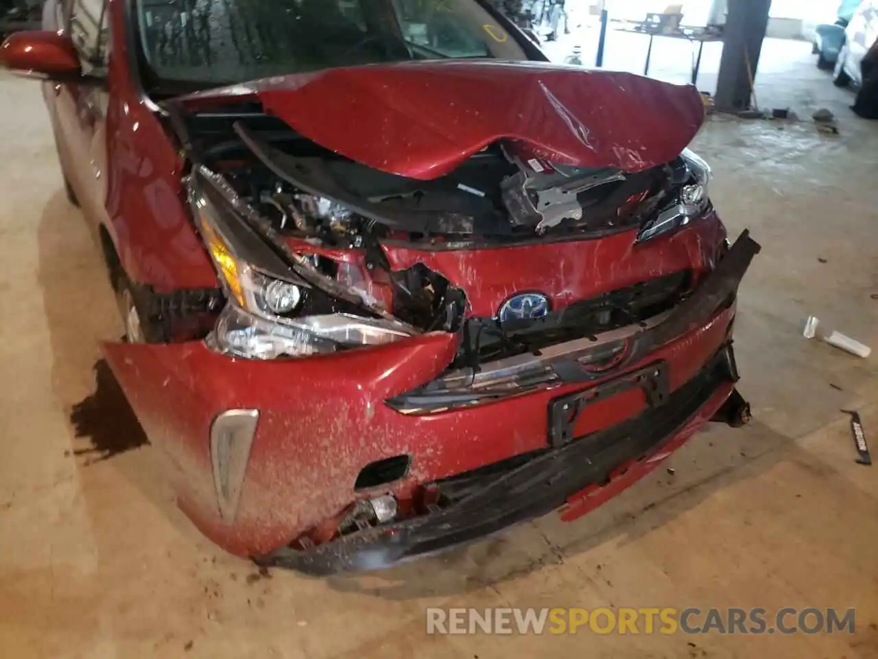 9 Photograph of a damaged car JTDL9RFU1K3003119 TOYOTA PRIUS 2019