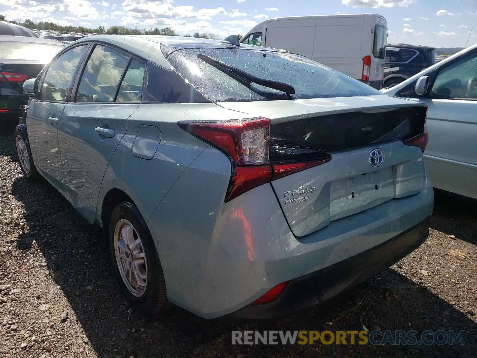 3 Photograph of a damaged car JTDL9RFU1K3003492 TOYOTA PRIUS 2019