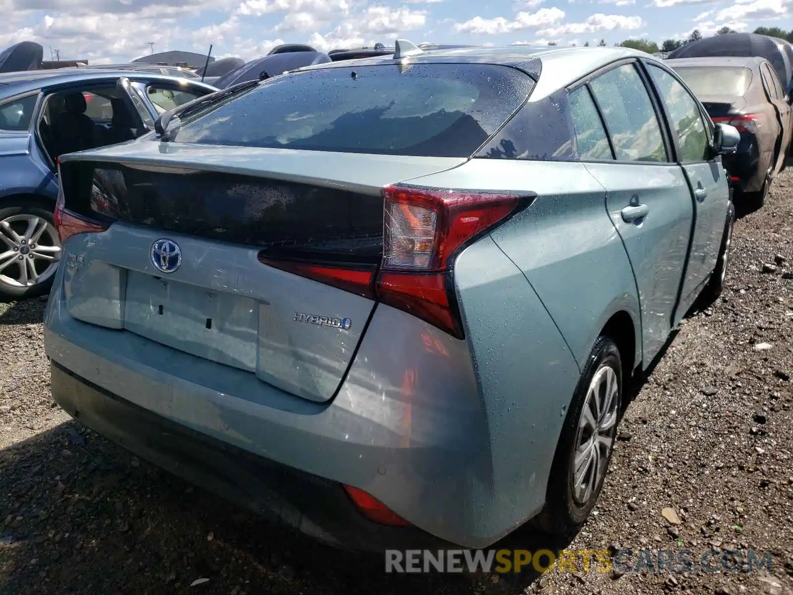 4 Photograph of a damaged car JTDL9RFU1K3003492 TOYOTA PRIUS 2019