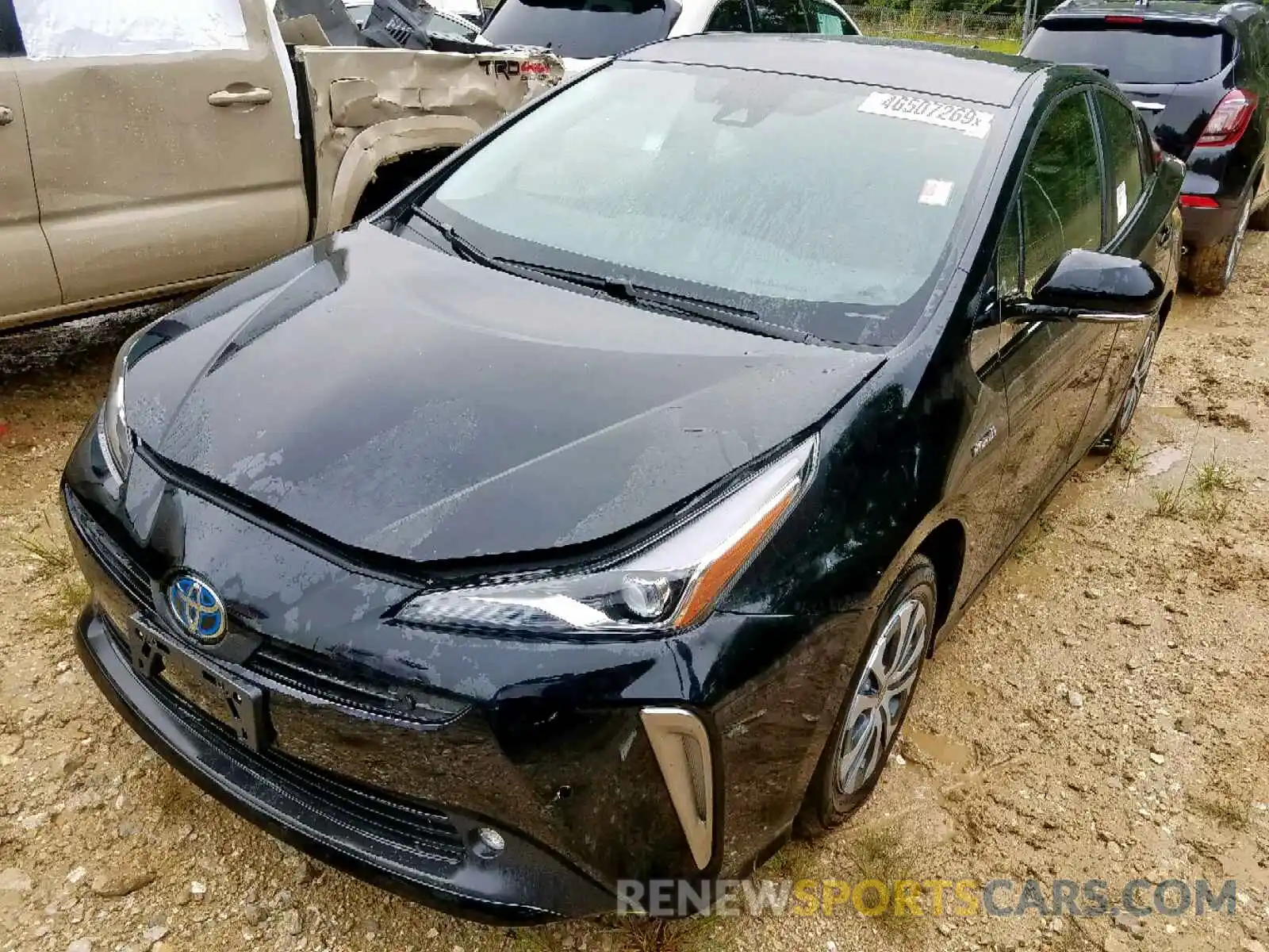 2 Photograph of a damaged car JTDL9RFU1K3003864 TOYOTA PRIUS 2019