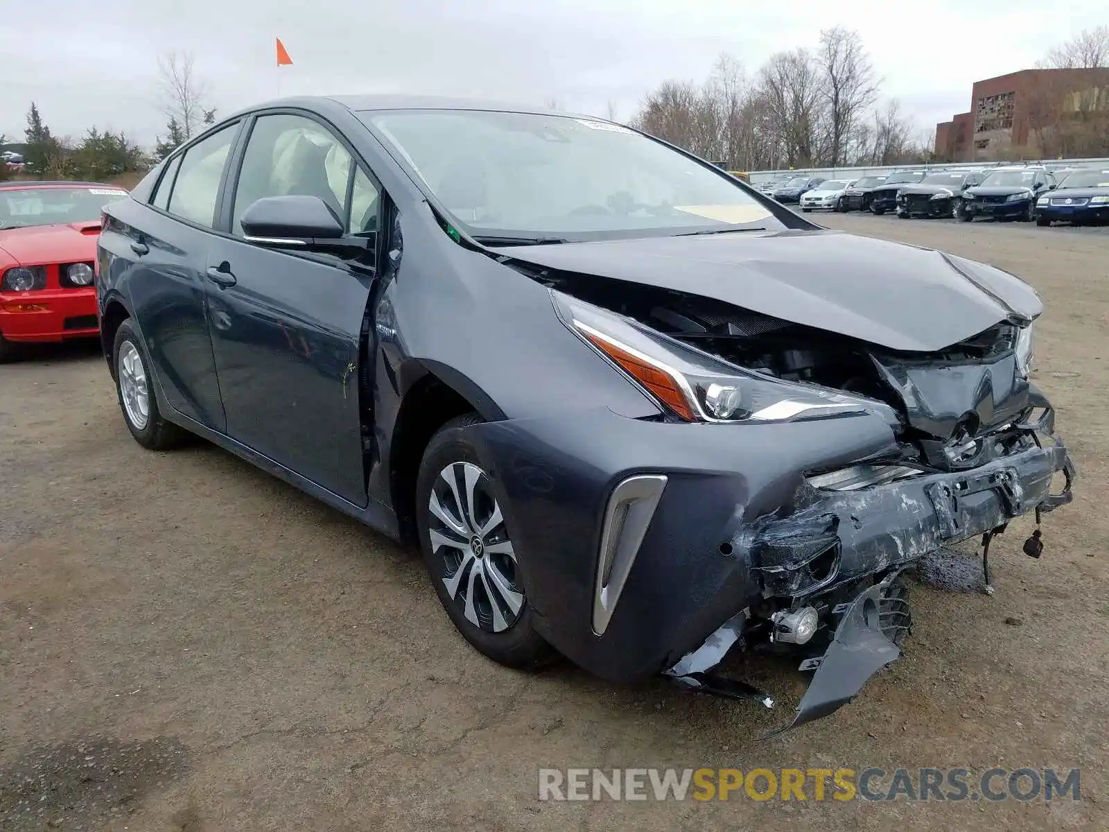 1 Photograph of a damaged car JTDL9RFU1K3004089 TOYOTA PRIUS 2019