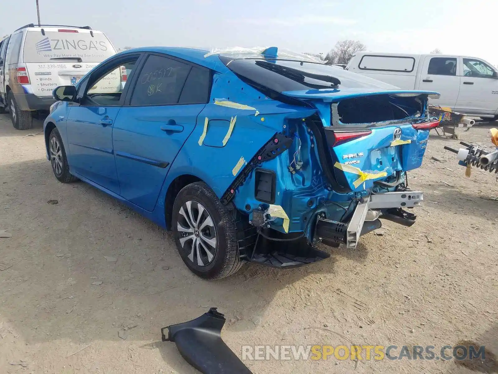 3 Photograph of a damaged car JTDL9RFU1K3005517 TOYOTA PRIUS 2019