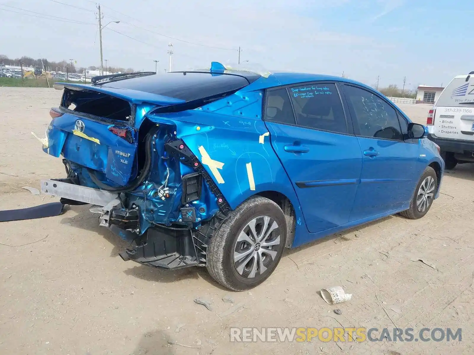 4 Photograph of a damaged car JTDL9RFU1K3005517 TOYOTA PRIUS 2019