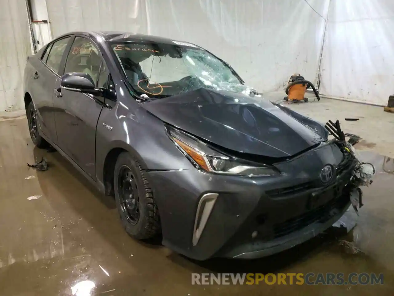 1 Photograph of a damaged car JTDL9RFU1K3006859 TOYOTA PRIUS 2019