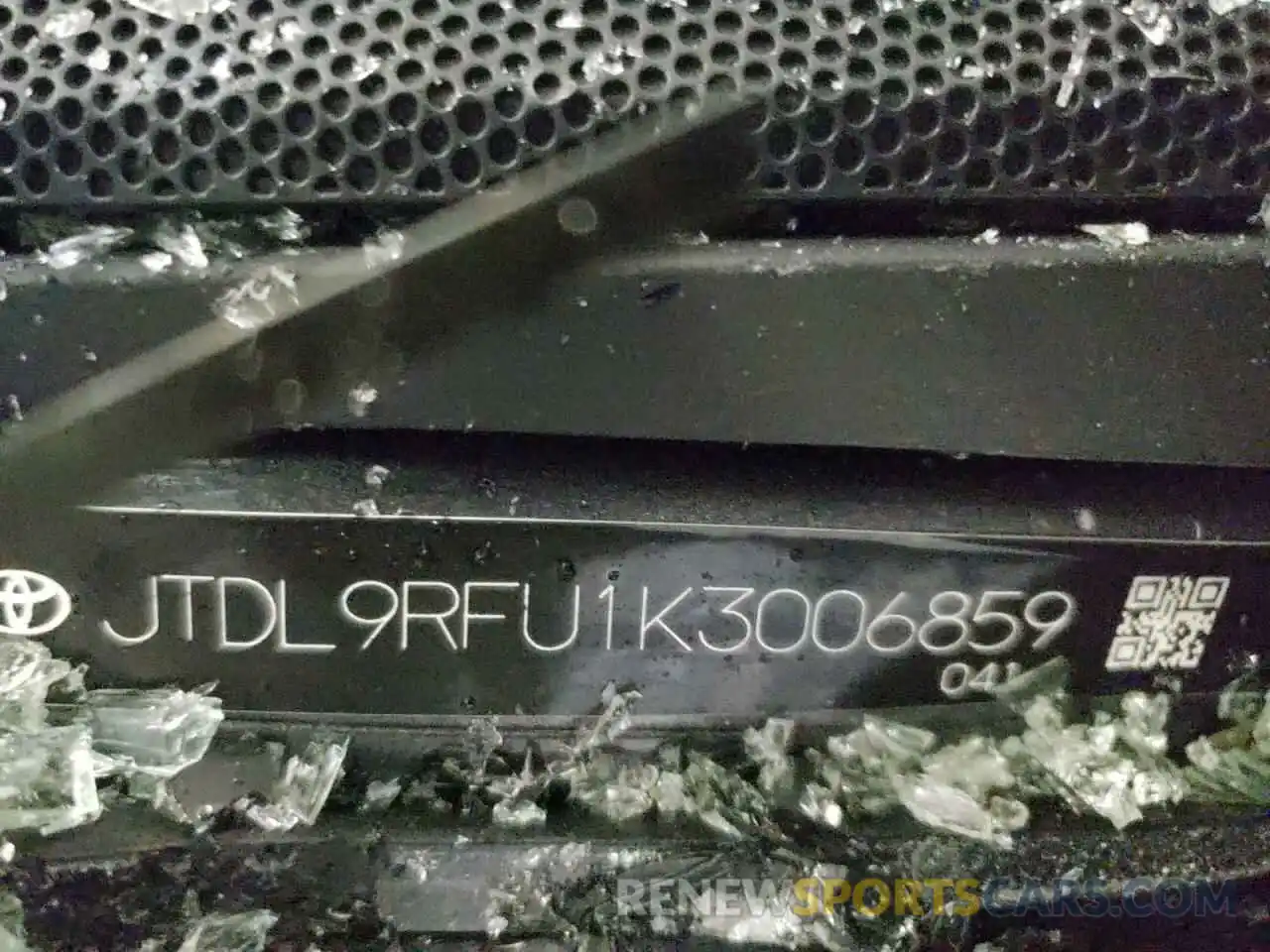 10 Photograph of a damaged car JTDL9RFU1K3006859 TOYOTA PRIUS 2019