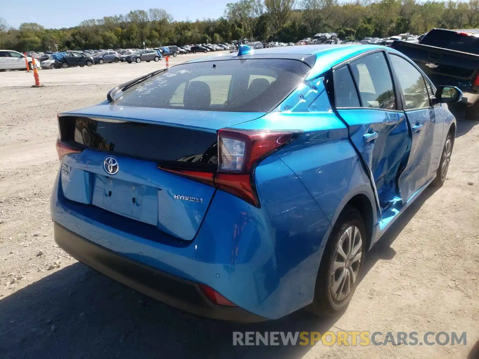 4 Photograph of a damaged car JTDL9RFU1K3007266 TOYOTA PRIUS 2019