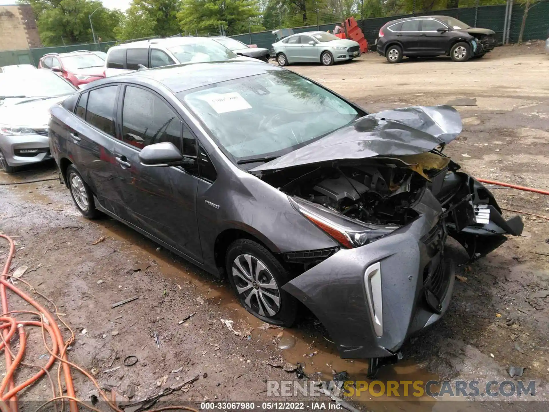 1 Photograph of a damaged car JTDL9RFU1K3007722 TOYOTA PRIUS 2019