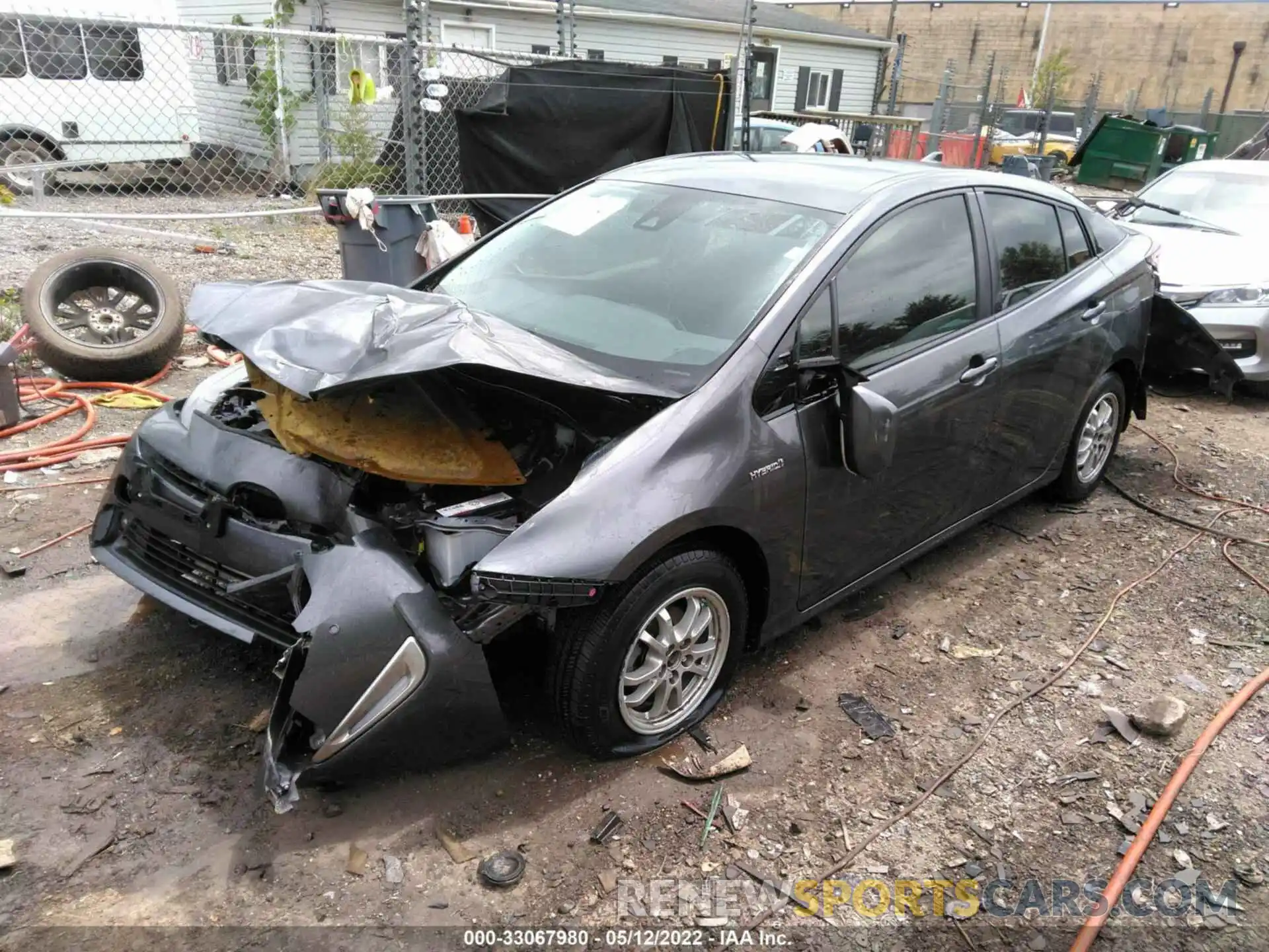 2 Photograph of a damaged car JTDL9RFU1K3007722 TOYOTA PRIUS 2019