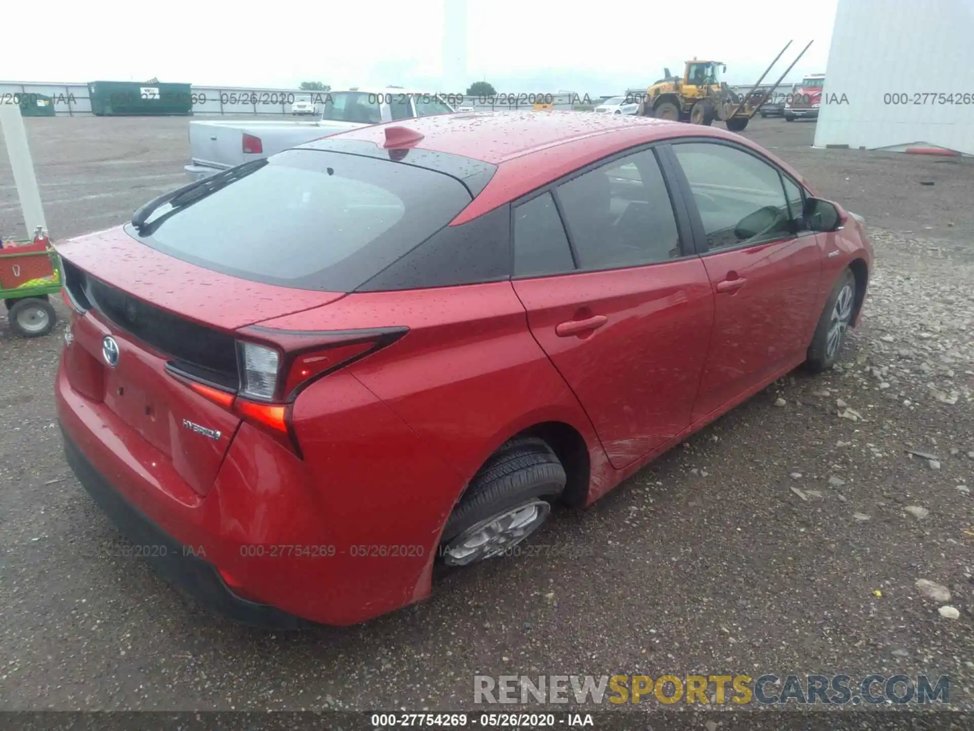 4 Photograph of a damaged car JTDL9RFU1K3008191 TOYOTA PRIUS 2019