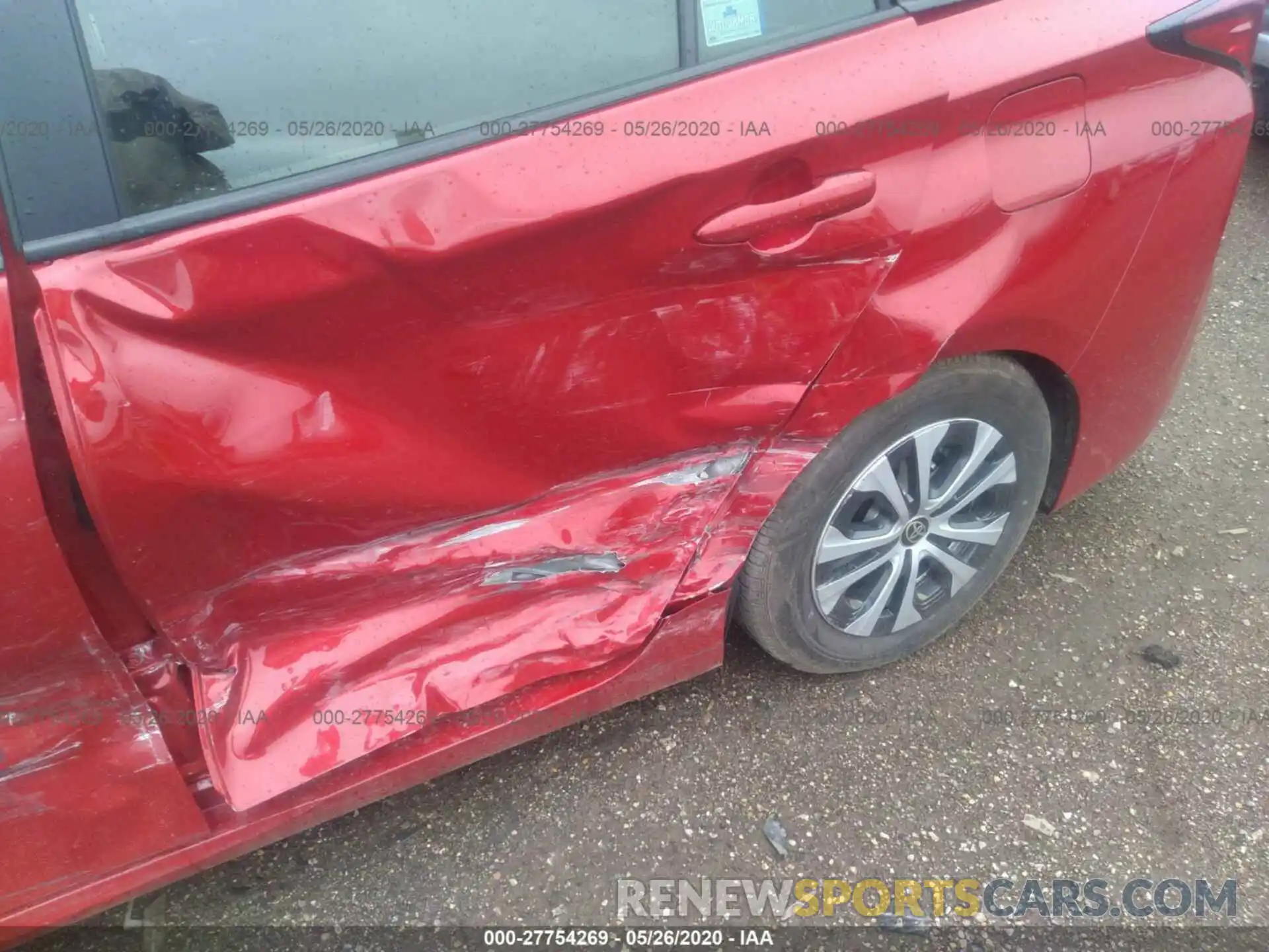 6 Photograph of a damaged car JTDL9RFU1K3008191 TOYOTA PRIUS 2019