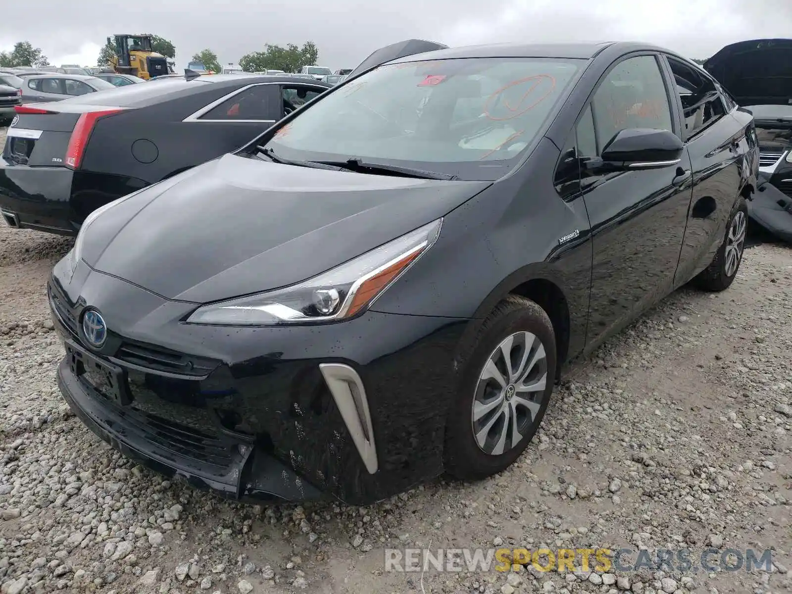 2 Фотография поврежденного автомобиля JTDL9RFU1K3009373 TOYOTA PRIUS 2019