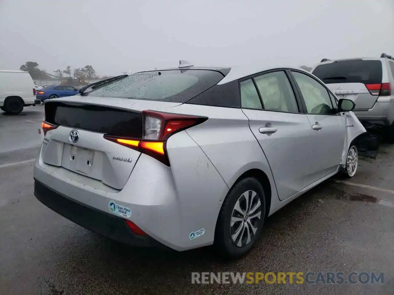 4 Photograph of a damaged car JTDL9RFU1K3009745 TOYOTA PRIUS 2019