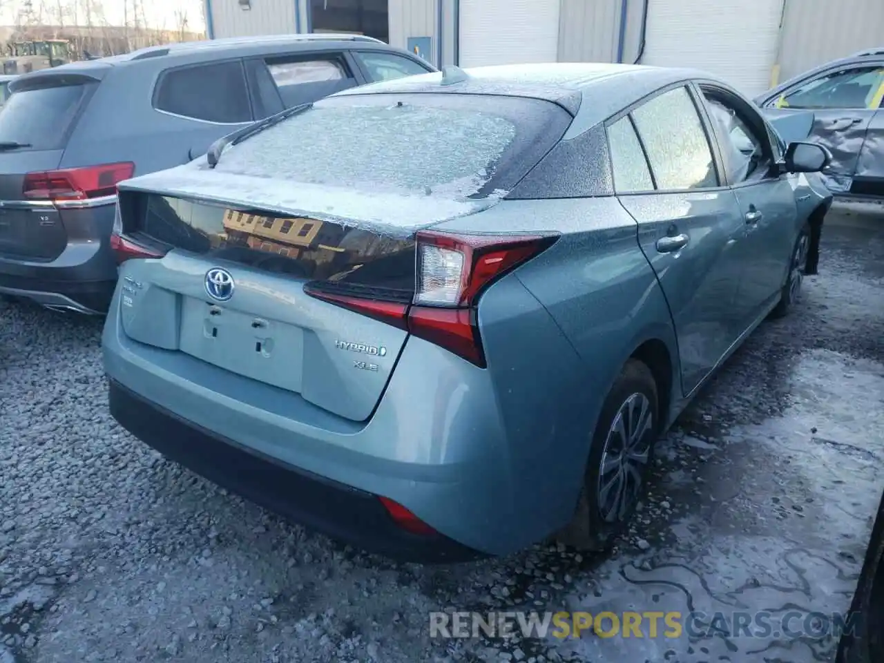 4 Фотография поврежденного автомобиля JTDL9RFU1K3010409 TOYOTA PRIUS 2019