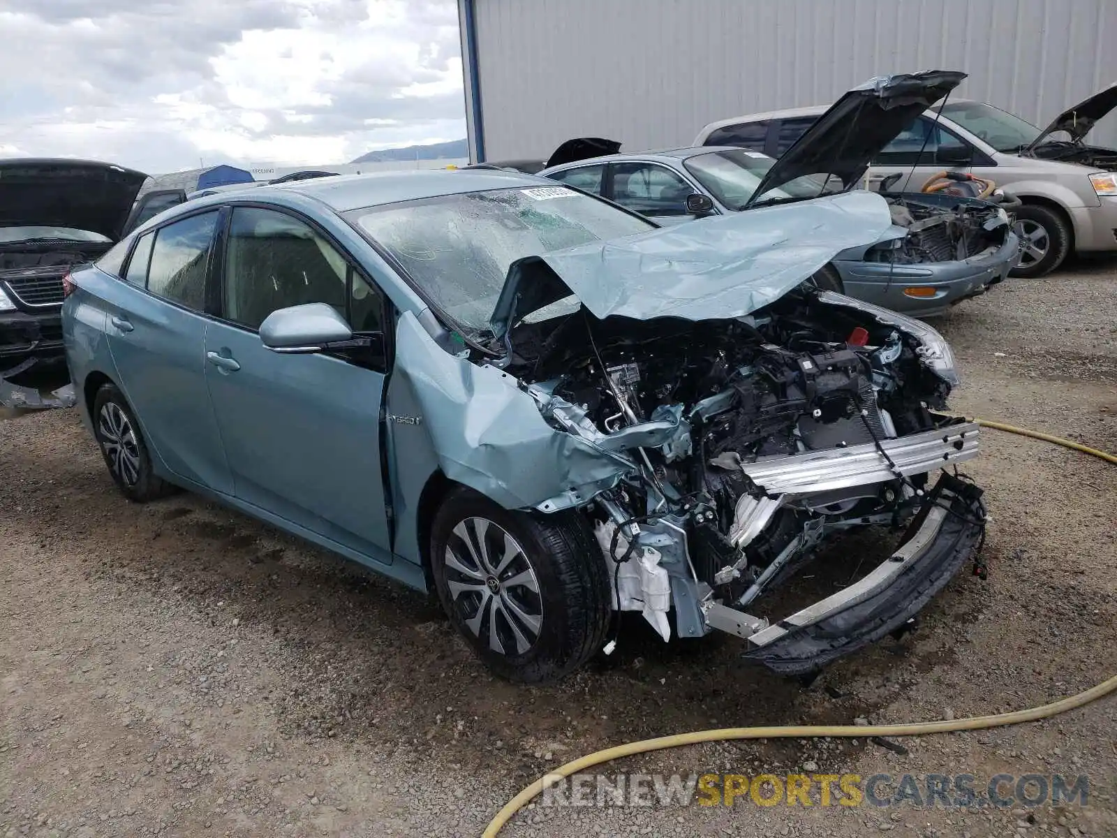 1 Photograph of a damaged car JTDL9RFU1K3010426 TOYOTA PRIUS 2019