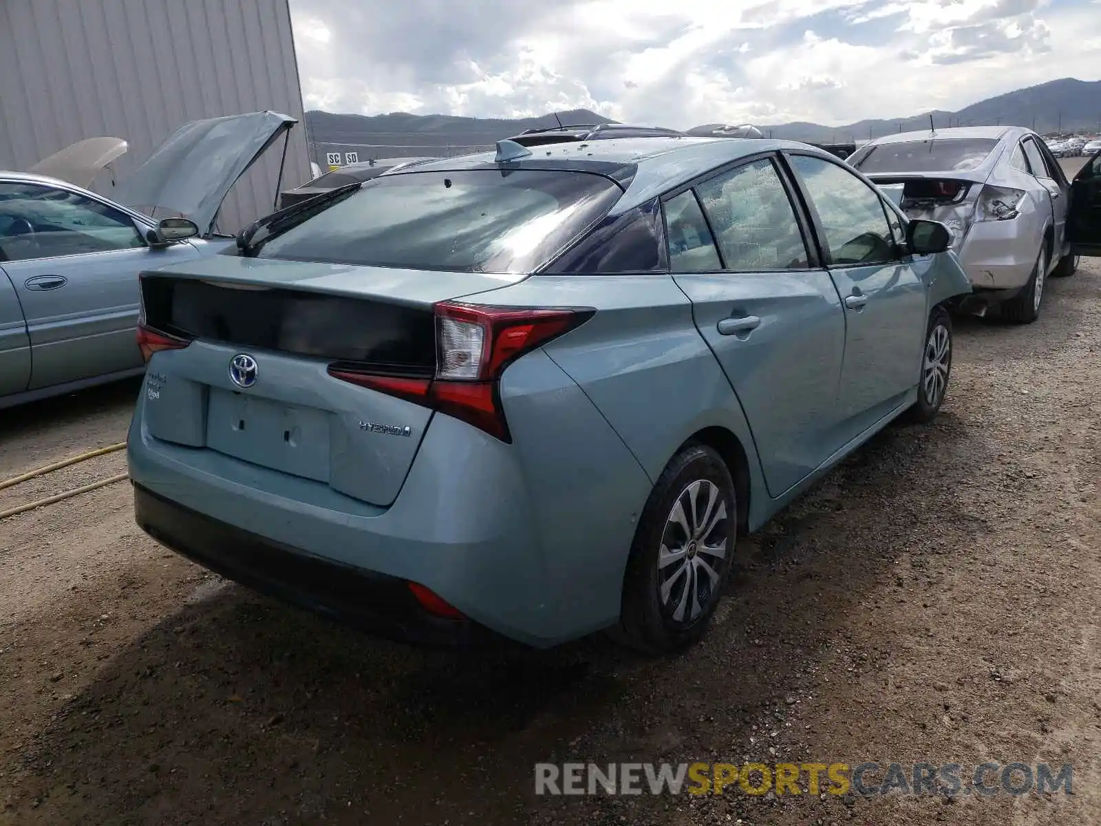 4 Photograph of a damaged car JTDL9RFU1K3010426 TOYOTA PRIUS 2019