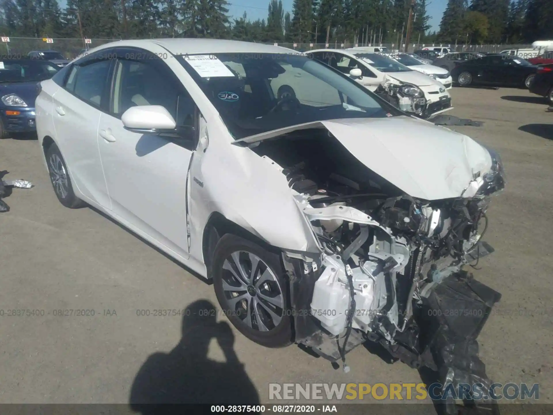 1 Photograph of a damaged car JTDL9RFU1K3011639 TOYOTA PRIUS 2019