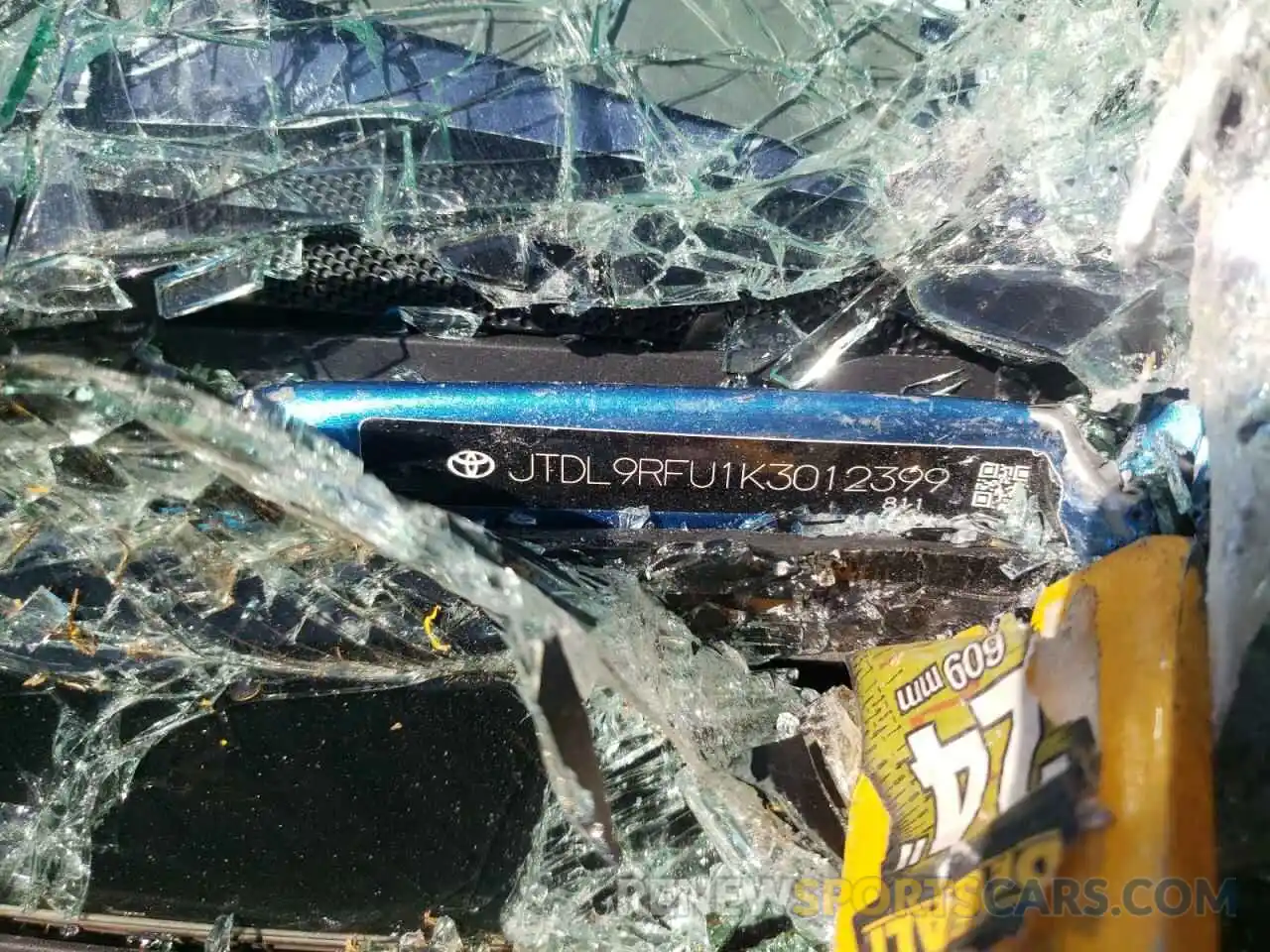 10 Photograph of a damaged car JTDL9RFU1K3012399 TOYOTA PRIUS 2019