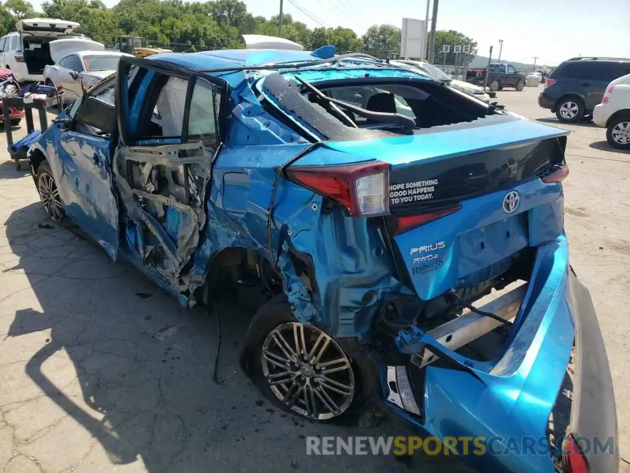 3 Photograph of a damaged car JTDL9RFU1K3012399 TOYOTA PRIUS 2019