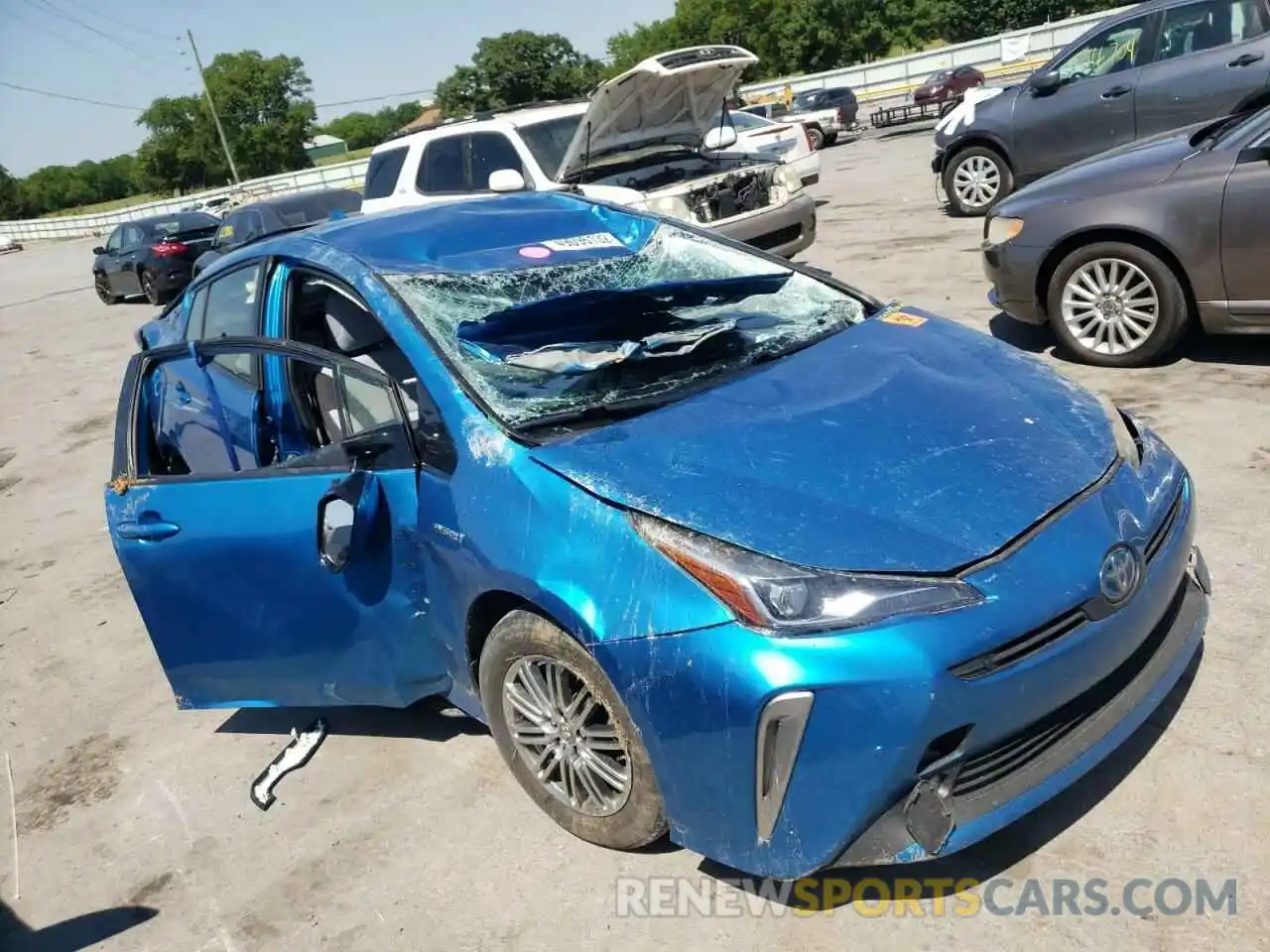 9 Photograph of a damaged car JTDL9RFU1K3012399 TOYOTA PRIUS 2019