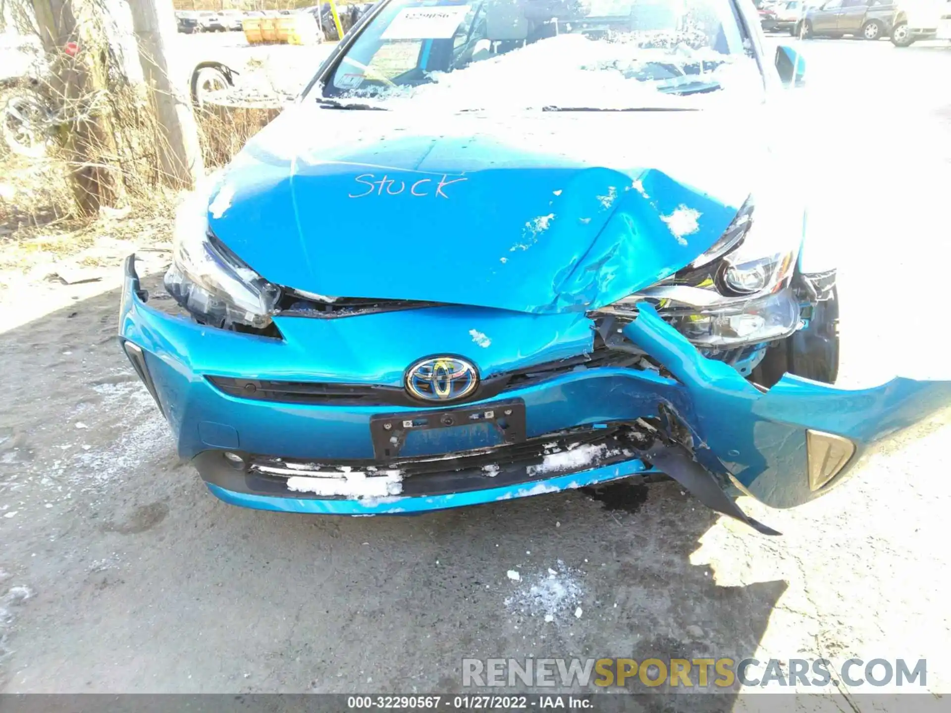 6 Photograph of a damaged car JTDL9RFU1K3013102 TOYOTA PRIUS 2019