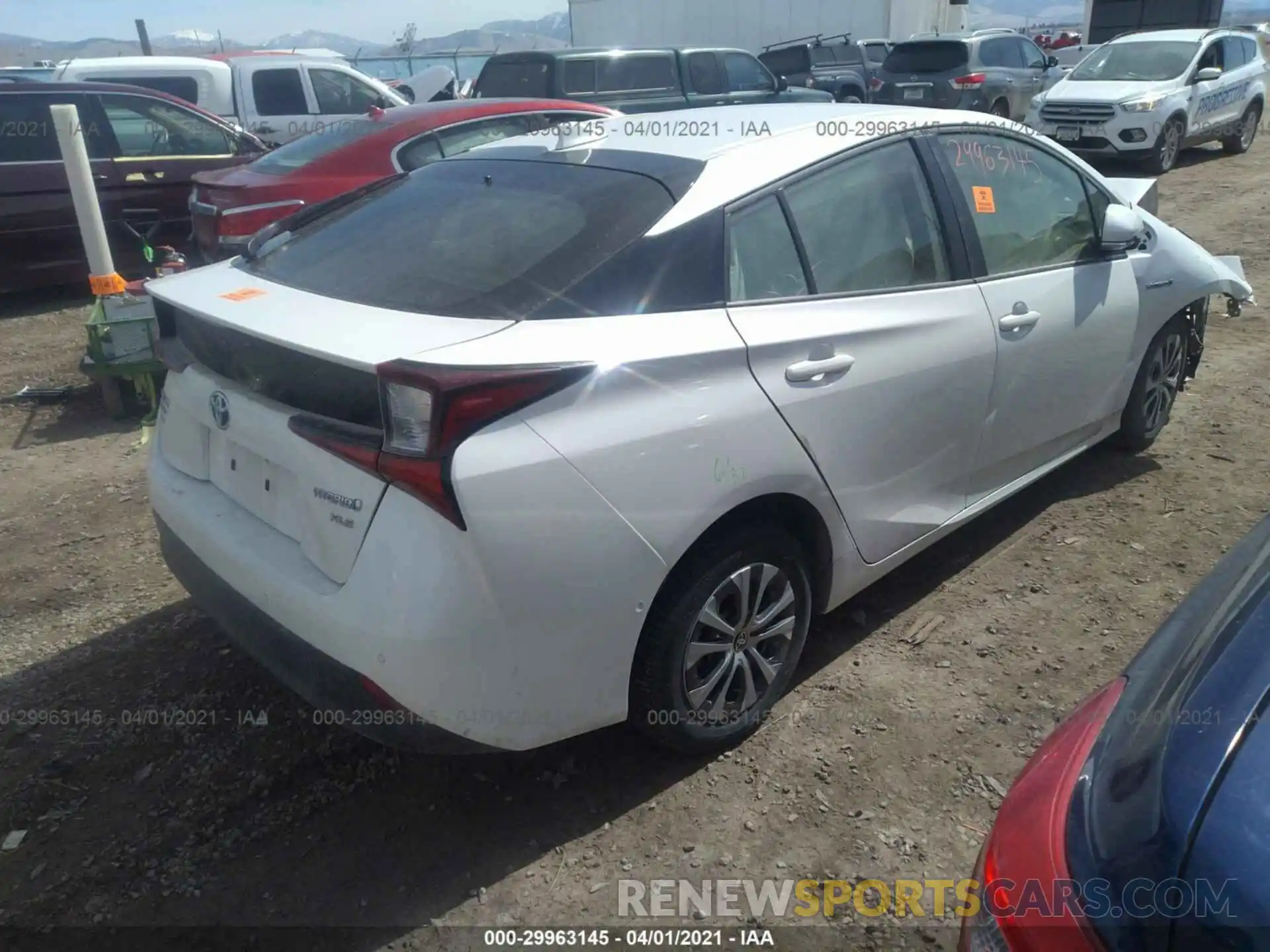 4 Photograph of a damaged car JTDL9RFU2K3001119 TOYOTA PRIUS 2019