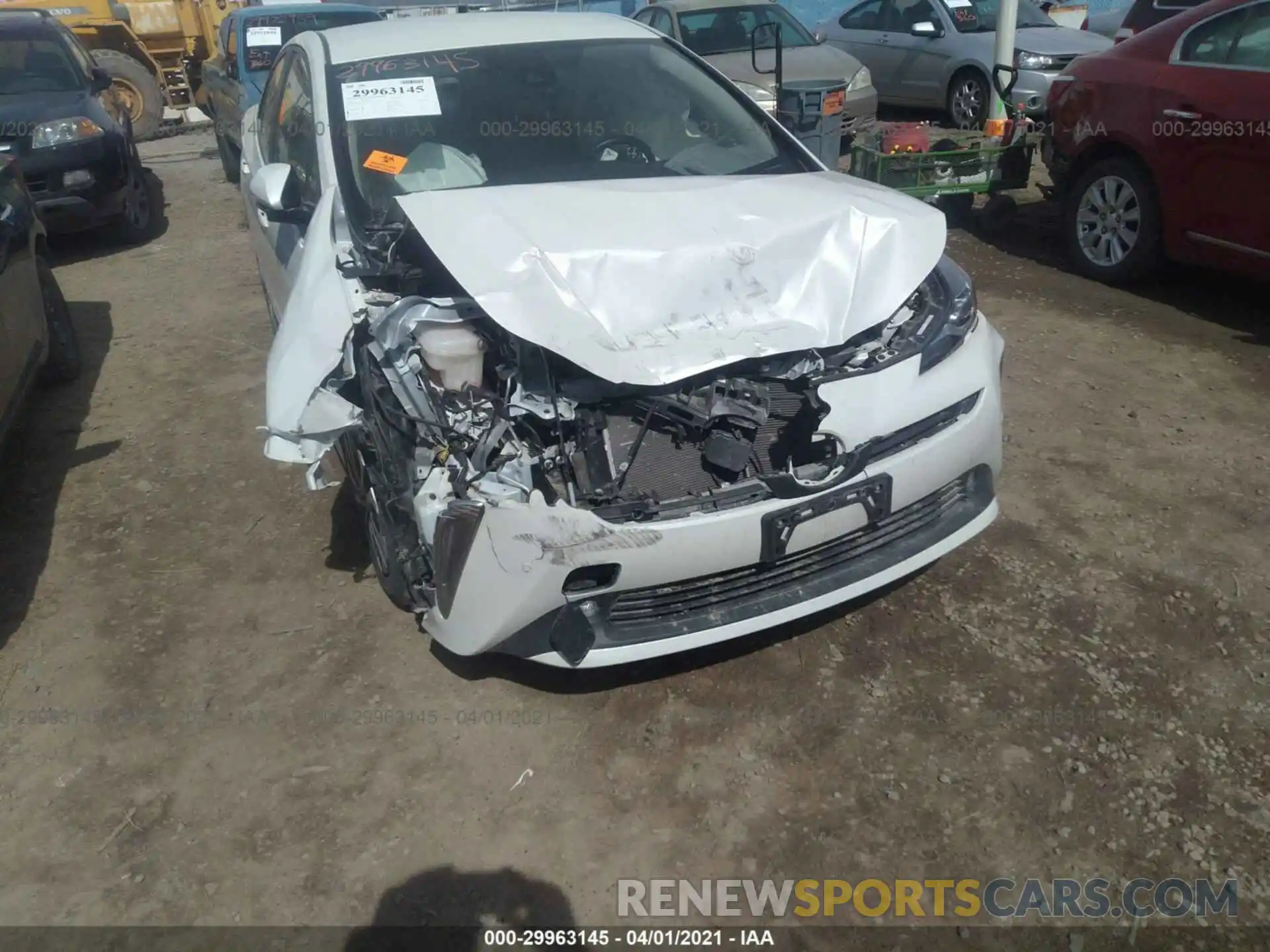 6 Photograph of a damaged car JTDL9RFU2K3001119 TOYOTA PRIUS 2019