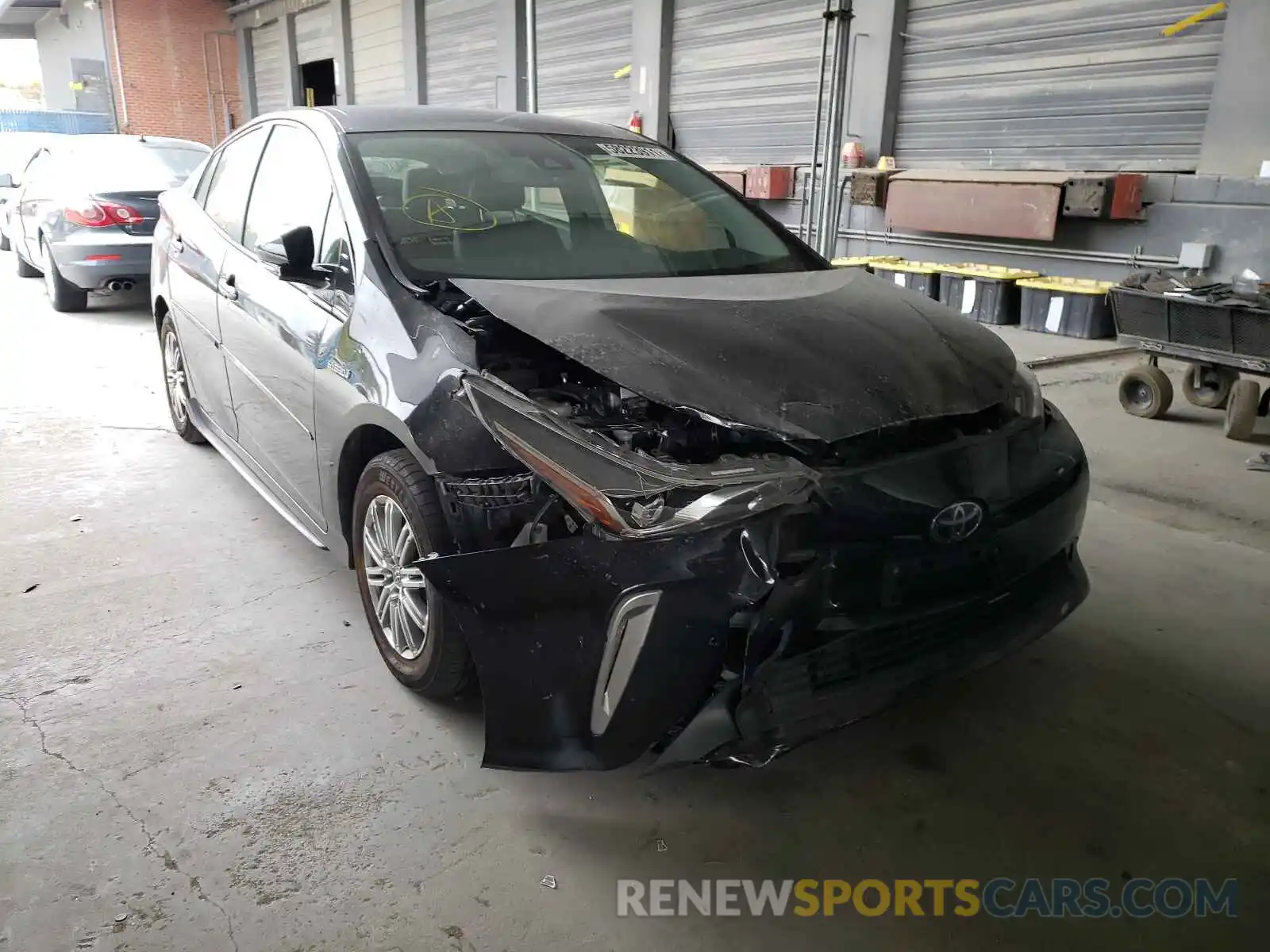 1 Photograph of a damaged car JTDL9RFU2K3001444 TOYOTA PRIUS 2019