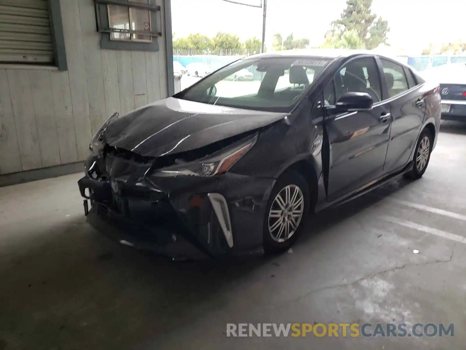 2 Photograph of a damaged car JTDL9RFU2K3001444 TOYOTA PRIUS 2019