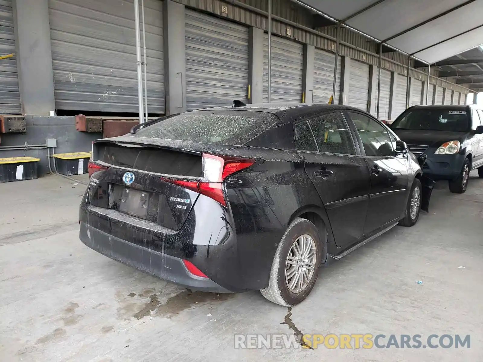 4 Photograph of a damaged car JTDL9RFU2K3001444 TOYOTA PRIUS 2019