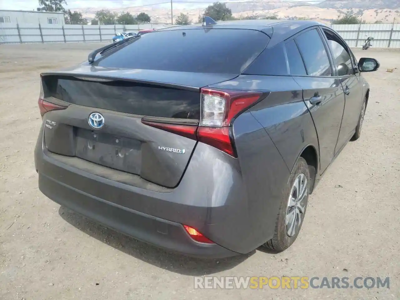 4 Photograph of a damaged car JTDL9RFU2K3001783 TOYOTA PRIUS 2019