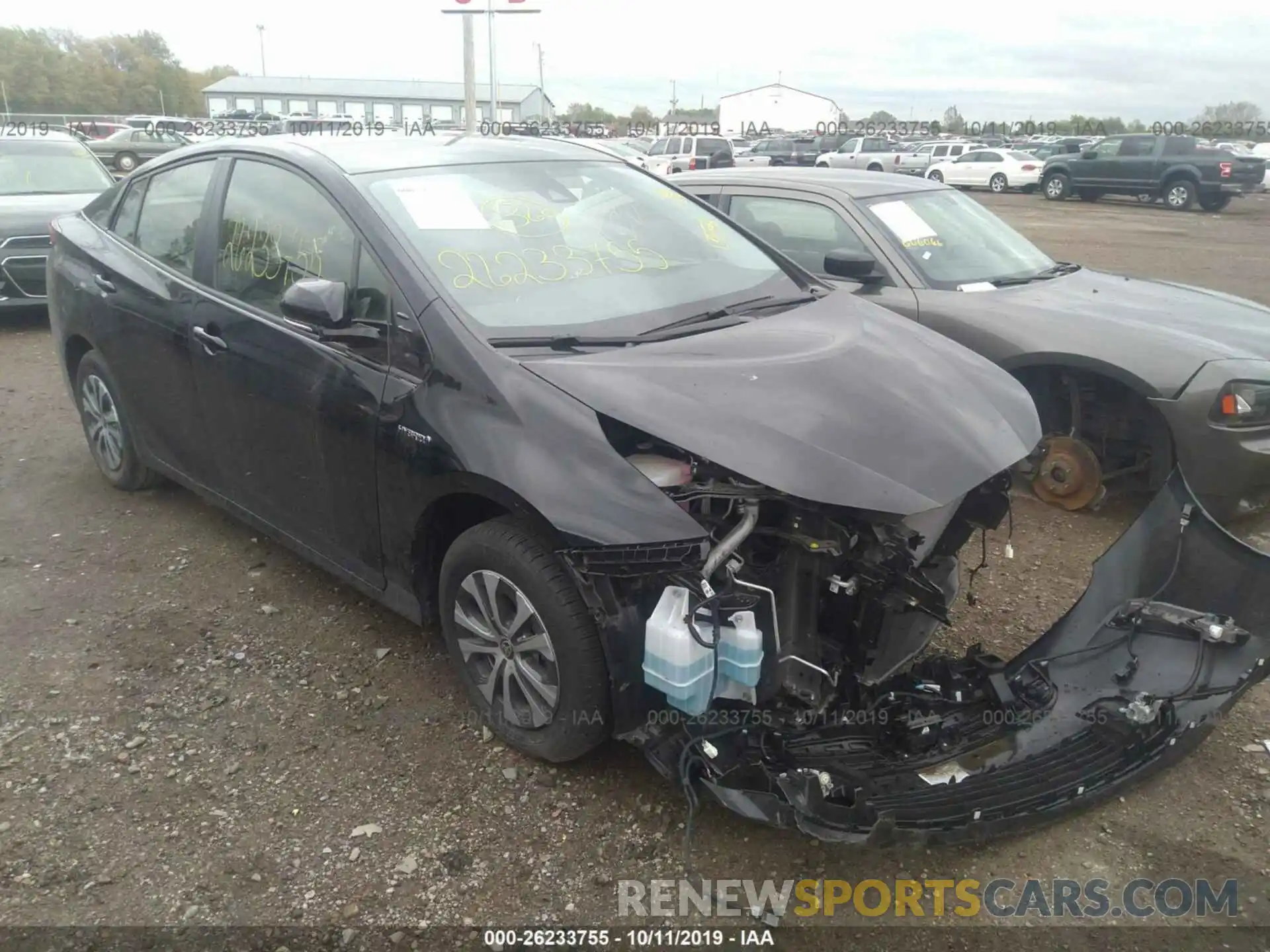 1 Photograph of a damaged car JTDL9RFU2K3001797 TOYOTA PRIUS 2019